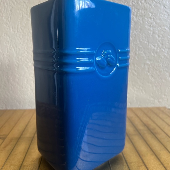 Le Creuset blue kitchen caddy coffee decanter ceramic - Picture 7 of 12